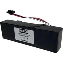 Die Grup Mi Mop Pro STYTJ02YM / V2 Pro/ V3 Uyumlu 14.4V 3200 Mah Robot Süpürge Pili Siyah Plastik Kutulu Pil Paketli