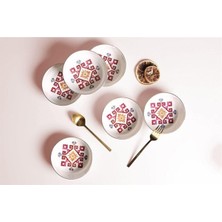 Porland Arabesque 6 Kişilik Kase Seti 12CM
