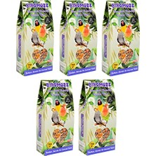 Die Grup Birdmozz Premium Vitaminli Paraket Cennet Sultan ve Sevda Kuşu Yemi 700 gr x 5 Ade