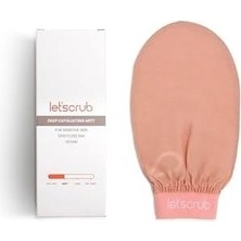 SBN - Store Let'scrub Bej Lastikli Banyo Duş Kesesi Peeling ELDIVENI%100 Floş Ipek Hassas Ciltler Için