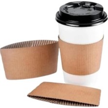 Die Grup Gizpak 8-9-12 Oz Karton Bardak Sıcak Içecek Kapağı Siyah 100 Adet