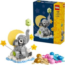 Die Grup Yavru Fil Temalı LEGO Modeli ile Eğlenceli Inşaat Deneyimi