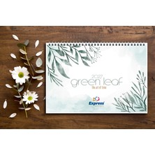 Express Planner 2027 Takvim A4 Ebat 53 Haftalık Planlayıcı Green Leaf