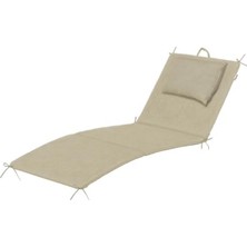 Die Grup 180X55X4 cm Bej Renk Dış Mekan Minderi - Katlanabilir