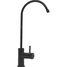 Rainwater Tekli Ledli Siyah Renk Su Arıtma Musluğu