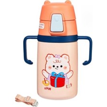 Die Grup 316L Paslanmaz Çelik Pipetli Termos, 400 Ml, Taşıma Kulplu