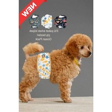 Die Grup Erkek Köpekler Için 3'lü Çiş Bezi Paket, 3 Farklı Desen
