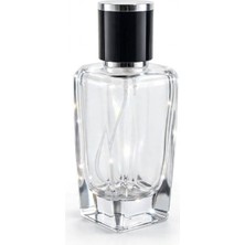 Parfüm Şişesi 50 ml ( 10 Adet )  Konik Prizma Kolay Kapama Boş Şişe