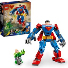 Die Grup LEGO Dc Superman Robotu, Lex Luthor’a Karşı 76302-6 Yaş ve Üzeri Süper Kahraman Sevenler Için Yaratıcı Oyuncak Yapım Seti, Doğum Günü Hediyesi (120 Parça)