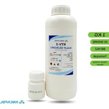 Die Grup Beyaz Rtv-2 Kalıp Silikonu - Esnek ve Dayanıklı, 1 kg