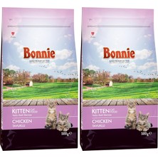 Kawin Bonnie+Plants Bonnıe Biftekli Yetişkin Kedi Maması 0.5 kg (2 Paketi)