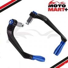Motomart+ Cfmoto 125NK Karbon Desenli Manet Koruma Mavi MKTR0153