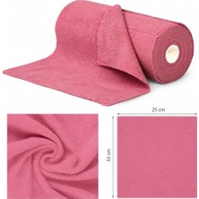 Die Grup Deconox 20'li RULO%100 Mikrofiber Temizlik Bezi - 25X32 cm Büyük Ebat, Kopar Kullan Çok Amaçlı Yıkanabilir Pratik Temizlik Havlusu (Mavi, Beyaz, Bej ve Pembe Renk Seçenekleriyle)