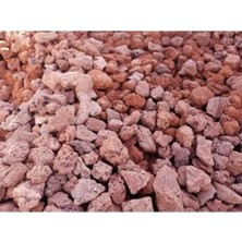 Die Grup Kırmızı Pomza Lav Taşı, 3 Kg, 2-4 cm Boyutunda Doğal Malzeme