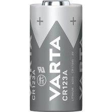 Die Grup Varta CR123A Lityum Yuvarlak Hücre Piller, 2 Adet, 3 V, Elektronik Küçük Cihazlar Için Özel Piller, Uzun Ömürlü, En Yüksek