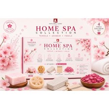 Die Grup Jl Natural Care Sakura Çiçeği) Sabun Hediyeli 4 Parçalı Doğal Cilt Bakım Seti, Kabak Lifi, Pomza Taşı, Bursa Kesesi, Kurutulmuş Gül Yaprağı (Sakura Çiçeği)
