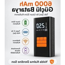 Die Grup 6000MAH Güçlü Taşınabilir Hava Pompası, 150 Psı Dijital Kompresör