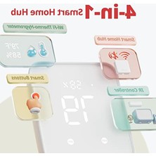 Die Grup Hub2.0, Wifi Termometre Higrometre Olarak Çalışır, Ir Uzaktan Kumanda, Akıllı Uzaktan Kumanda ve Işık Sensörü,  Wi-Fi Bağlantısı (Destek 2.4ghz), Alexa ve Google Asistan ile Uyumlu