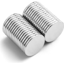 Die Grup Yuvarlak Neodyum Mıknatıs, 10X1 mm Boyutunda Güçlü Manyetik Disk