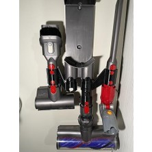 Die Grup Dyson Uyumlu Süpürge Aksesuar Tutucu Siyah Renk V15 - V12 - V11 - V10 - V8 Modellere Uyumlu