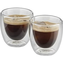 Die Grup 2 Parça Termal Cam Espresso Bardağı Seti, 80 ml Kapasite