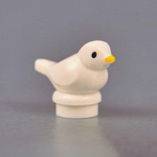 Die Grup LEGO Orjinal Beyaz Kuş Figürü, Serçe Modeli
