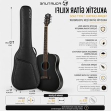 Die Grup Akustik Gitar Kılıfı, Kalın Taşıma Çantası ile