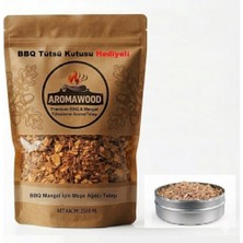 Die Grup Amerikan Meşe Ağacı Gıda Tütsüleme Tütsü Talaşı, Mangal ve Barbekü Için, 650 Gram 2500 Ml. Tütsüleme Kutusu Hediyeli