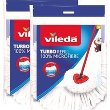 Die Grup Vileda Turbo Üçgen Başlık Mikrofiber Yedek Paspas 2 Paket