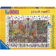 Die Grup James Rizzi Temalı 1000 Parçalı Puzzle, Times Square