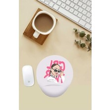 Die Grup Desenli Bilek Destekli Mouse Pad, Renkli Tasarım