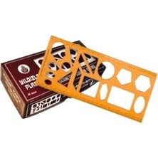 Die Grup Geometrik Şablon Cetvel 25 Cm.