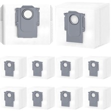Hohumoca 10 Adet Toz Torbası Için Roborock Q5 Max+/q5 Pro /q5 Pro+ /q7 Max/q7 Max+/q8 Max /q8 Max+/s7 Max Ultra/s7 Maxv Ultra/s7 Pro Ultra /s8+ / S8 Pro Ultra, 3l Büyük Kapasiteli