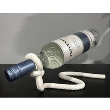 Sihirli Halat Şarap Şişesi Tutucu / Dekoratif Şarap Standı - Defy Gravity: Magical Rope Wine Bottle Holder
