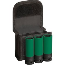 Die Grup Bosch Pro 1/2" 17-19-21 mm Ekstra Uzun Havalı Lokma Takımı 3 Prç 2608003033