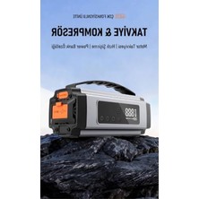 Die Grup Akıllı Akü Takviye Cihazı ve Hava Kompresörü, 20000MAH 12V 2000A Güç