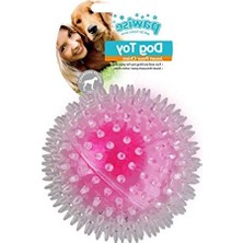 Die Grup Işıklı Plastik Kedi Oyuncağı, Şeffaf, 8 cm