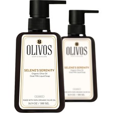 Olivos Doğal Keçi Sütü ve Zeytinyağlı Sıvı Sabun - Yoğun Nemlendirme ve Cilt Koruma, 500 ml (2X500 Ml., Keçi Sütlü)