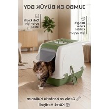 Die Grup Flex Jumbo Boy Kedi Tuvaleti, 46X66X52 Cm, Filtreli ve Kum Küreği Hediyeli - VN11102
