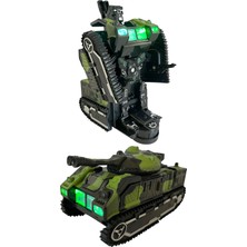 UDATOYS Robota Dönüşen Tank Müzikli Işıklı Hareketli Oyuncak 21 cm