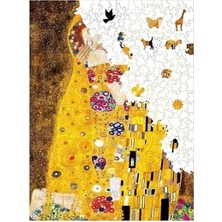 Die Grup Gustav Klimt Temalı Ahşap Puzzle, 450 Parça