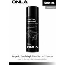Onla Torpido Parlatıcı 500 ml Aerosol Sprey – Araç Içi Plastik, Vinil ve Deri Temizleyici