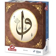 Die Grup Art Puzzle Elif ve Vav 1000 Parça Puzzle