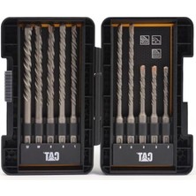 Die Grup DA03901 Tungsten Karbür Sds-Plus Beton Matkap Uç Seti, 10 Parça