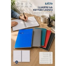 Die Grup A4 Boyutunda Spiralli Çizgili Defter, 72 Yaprak