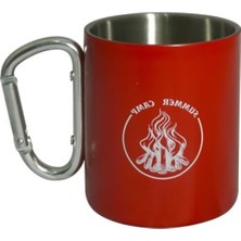 Die Grup Orcamp OUT-1850 Karabinalı Çelik Kupa Kırmızı