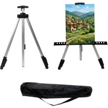Die Grup Katlanabilir Alüminyum Tripod Şövale, Ultra Hafif ve Taşıma Çantası