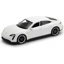 Die Grup Porsche Taycan Turbo S 1:32 Ölçek Diecast Metal Çek Bırak Araba