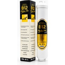 Car-Fil Su Arıtma Cihazı B12 Vitamin Alkali Su Arıtma Filtresi – Ph 8+ Mineral Destekli Inline Filtre