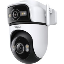 Die Grup C545D | 2k Çift Lensli Dış Mekan Güvenlik Kamerası | 165° Geniş Açı + Telefoto Lens | IP66 | Aı Takip | Renkli Gece Görüşü | Ethernet Bağlantı | Iki Yönlü Ses | Yerel & Bulut Depolama